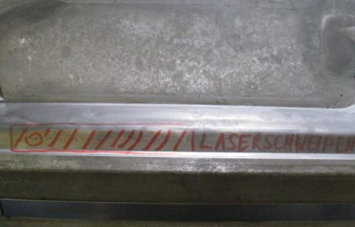 Presswerkzeug/Platte vor Bearbeitung