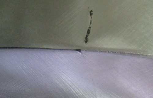 Aluminium-Teil vor Schweißung