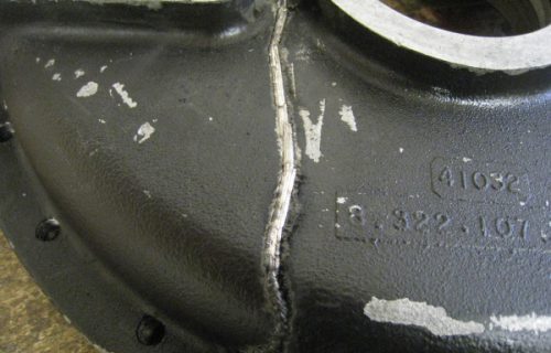 Getriebedeckel - Material: Aluguss (nach Bearbeitung)