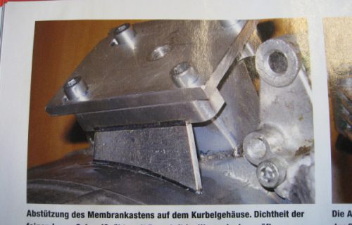 Detail-Aufnahme Getriebe Gehäuse (KlassikMotorrad Ausg. 5)